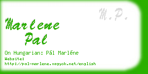 marlene pal business card